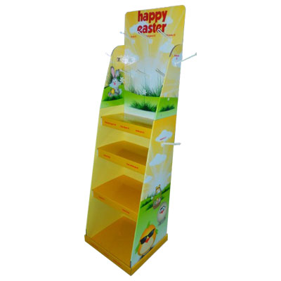 Cardboard display stand for Easter day promotion