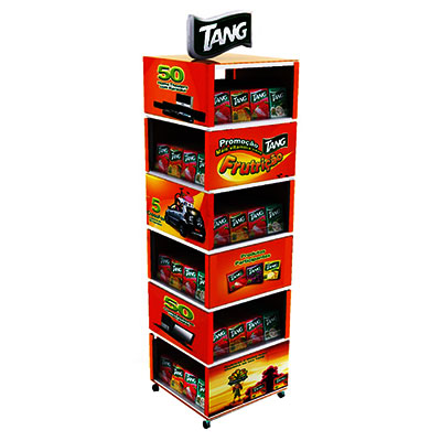 China Retail POS Cardboard Display Racks Supplier