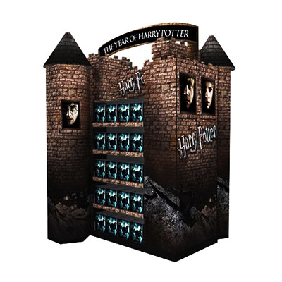 4 color printing cardboard house for movie advertising