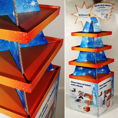 China custom cardboard display tree for stuffs promotion