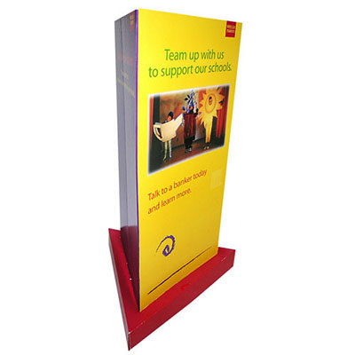 Cardboard display standee