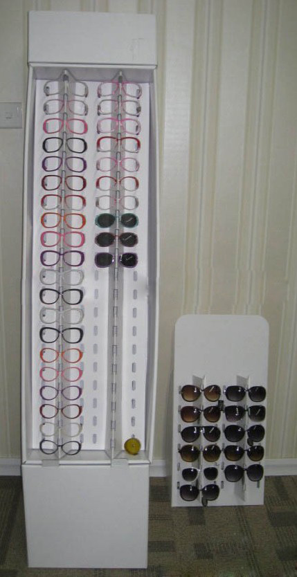 Cardboard Glasses Display Stand