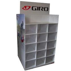 Cardboard pallet display for GIRO Helmets