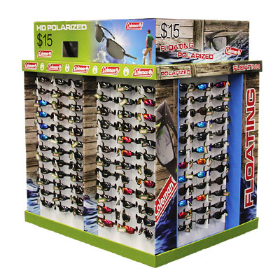 Durable Store Pallet Display Stand for Glasses Promotions
