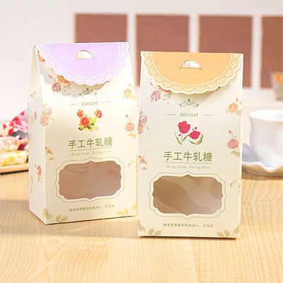 Printed cardboard box for candy promotion